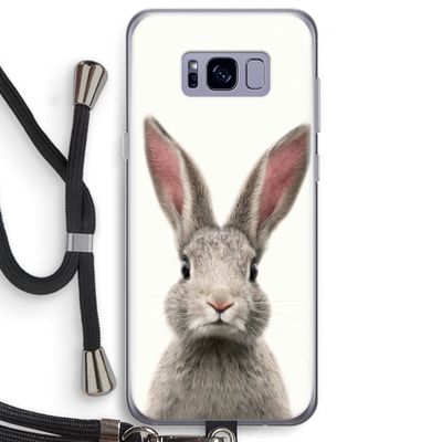 Daisy: Samsung Galaxy S8 Plus Transparant Hoesje met koord