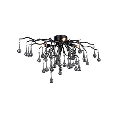 Paul Neuhaus KroonluchterIcicle zwart 60cm - 8090-18