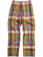 Zegna x The Elder Statesman geruite trainingsbroek - Groen - thumbnail