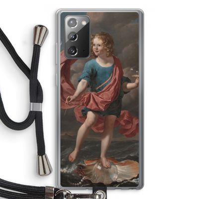 Soap Bubbles: Samsung Galaxy Note 20 / Note 20 5G Transparant Hoesje met koord