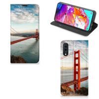 Samsung Galaxy A70 | Book Cover | Golden Gate Bridge