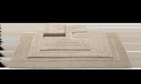 Vandyck Vandyck Badmat Houston 60x60 almond