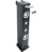 Inovalley HP49CD - Bluetooth geluidstoren - CD speler en Karaoke functie - 100W - FM radio - USB poort - Aux-in ingang - Zwart