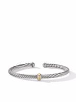 David Yurman bracelet Cable Classics Centre Station en or 18ct - Argent