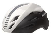 Pol Isport helm aero road mat wit/glans wit/grijs l 58-61cm