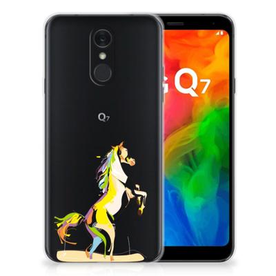 LG Q7 Telefoonhoesje met Naam Horse Color LG Q7 Telefoonhoesje met Naam Horse Color