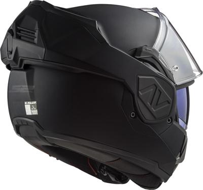 LS2 opklapbare helm "ff906 advant full black" helmet ff906 adv.full black xs matt