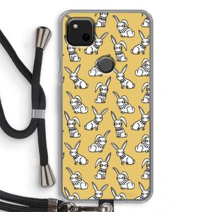 Haas: Pixel 4a Transparant Hoesje met koord