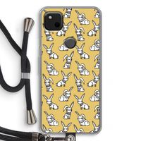 Haas: Pixel 4a Transparant Hoesje met koord