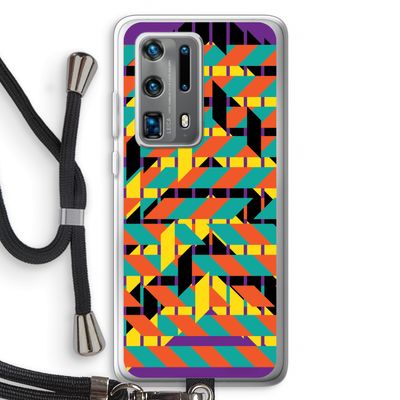 Skew Bee 2: Huawei P40 Pro Plus Transparant Hoesje met koord