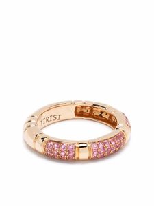 Tirisi bague Amsterdam en or rose 18ct ornée de quartz