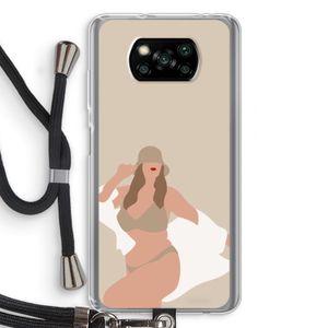 One of a kind: Xiaomi Poco X3 NFC Transparant Hoesje met koord