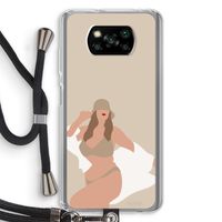 One of a kind: Xiaomi Poco X3 NFC Transparant Hoesje met koord One of a kind: Xiaomi Poco X3 NFC Transparant Hoesje met koord