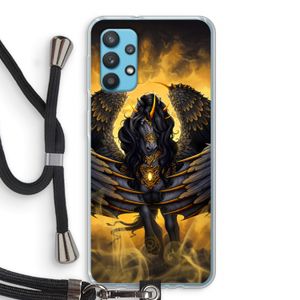 Pegasus: Samsung Galaxy A32 4G Transparant Hoesje met koord
