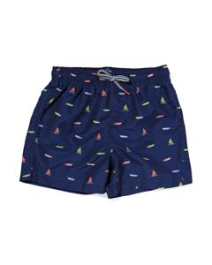 HEMA Kinderzwembroek Boten Donkerblauw (donkerblauw)