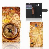 Huawei Ascend Y550 Flip Cover Kompas - thumbnail