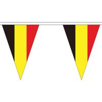 Landen punt vlaggetjes - België thema - 5 meter - vlaggenlijn