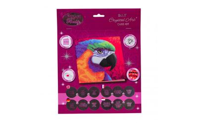 Diamond painting papegaai kaart maken