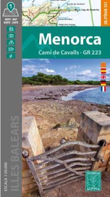 Fietskaart - Wandelkaart Menorca GR223 -Cami de Cavalls | Editorial Alpina