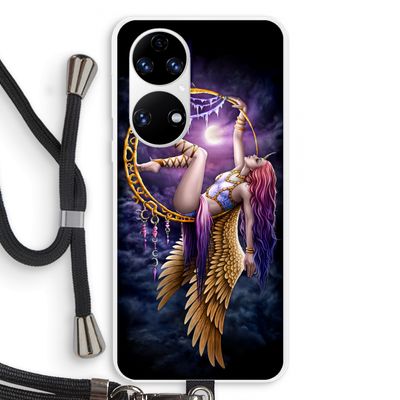 Aerial Angel: Huawei P50 Transparant Hoesje met koord