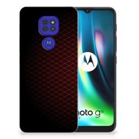 Motorola Moto G9 Play | E7 Plus | TPU bumper | Geruit Rood Motorola Moto G9 Play | E7 Plus | TPU bumper | Geruit Rood