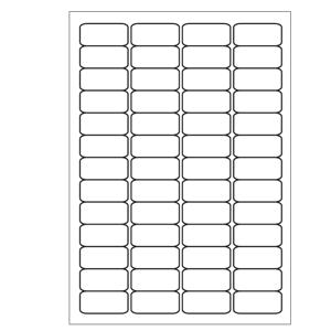 A4 etiketten 45,7 x 21,2 mm wit 100 vel Sorex