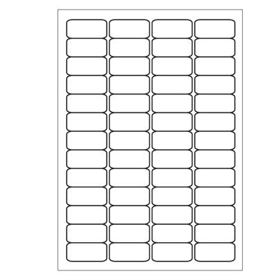 A4 etiketten 45,7 x 21,2 mm wit 100 vel Sorex