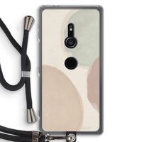 Geo #8: Sony Xperia XZ2 Transparant Hoesje met koord
