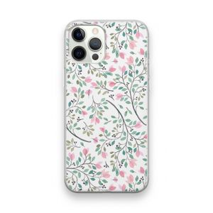 Sierlijke bloemen: iPhone 12 Pro Transparant Hoesje