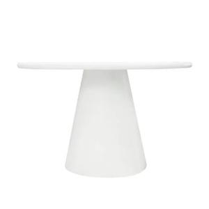 Giga Meubel - Eettafel Rond Wit 120cm - Beton Ciré - Fenna