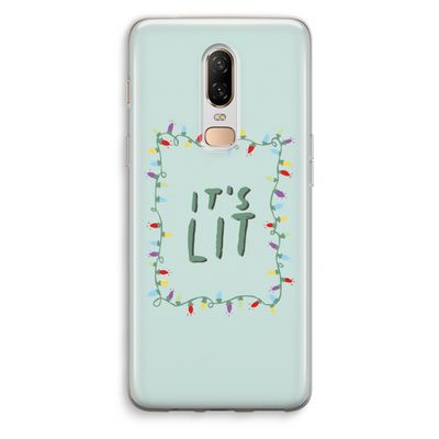 It's Lit: OnePlus 6 Transparant Hoesje