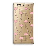 Anything Flamingoes: Huawei P9 Transparant Hoesje