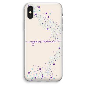 Sterren: iPhone XS Max Transparant Hoesje