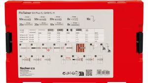 Fischer 567903 schroefanker & muurplug 128 stuk(s) Schroef- & muurplugset