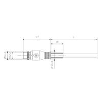 Weidmüller 9457390940 Sensor/actuator aansluitkabel M12 Aantal polen (sensoren): 3 9.40 m 1 stuk(s)