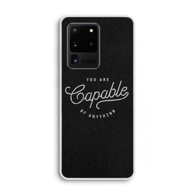 Capable: Samsung Galaxy S20 Ultra Transparant Hoesje