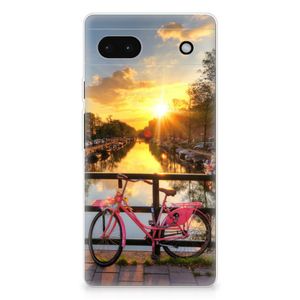 Google Pixel 6A Siliconen Back Cover Amsterdamse Grachten