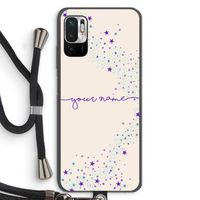 Sterren: Xiaomi Redmi Note 10 5G Transparant Hoesje met koord