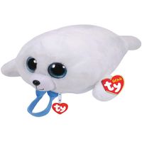 Knuffel kinder rugzakje/rugtasje Ty Beanie zeehond Icy wit 15 x 24 cm voor jongens/meisjes/kinderen