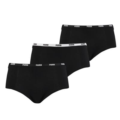 Puma Mini Short Dames Zwart 3-Pack -XL