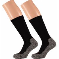 3 Paar zwarte wandelsokken heren maat 45/47 3 Paar zwarte wandelsokken heren maat 45/47