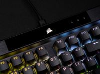 Corsair K70 RGB PRO Mechanical Gaming Keyboard toetsenbord USB AZERTY Belgisch Zwart - thumbnail