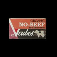 Vcubes Bouillonblokjes no beef bio 72 Gram