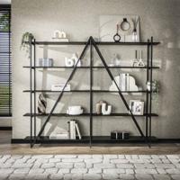 LifestyleFurn Wandrek 'Jerrod' Liquid metal, 181 x 220cm