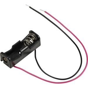 TRU COMPONENTS TC-13220652 Batterijhouder 1 N (lady) Kabel (l x b x h) 36 x 13 x 12 mm