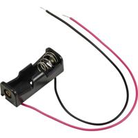 TRU COMPONENTS TC-13220652 Batterijhouder 1 N (lady) Kabel (l x b x h) 36 x 13 x 12 mm