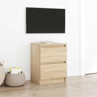 Tv-meubel 40x35x54 cm spaanplaat sonoma eikenkleurig