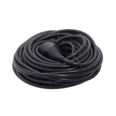CHACON Verlengkabel HO5VVF 3 x 1.5 mm² 20 m - Zwart
