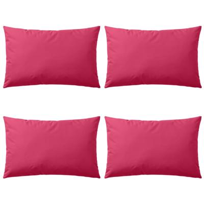 VidaXL Buitenkussens 60x40 cm roze 4 st