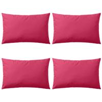 VidaXL Buitenkussens 60x40 cm roze 4 st